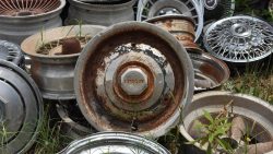 Bentley Hubcap, photographed by CarGirl Art
